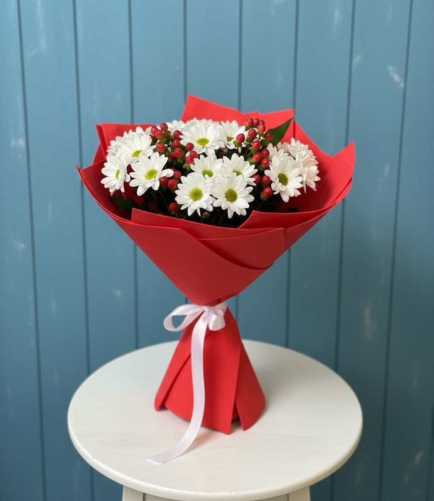 Букет цветов из: Хризантемы в Нижней Александровке