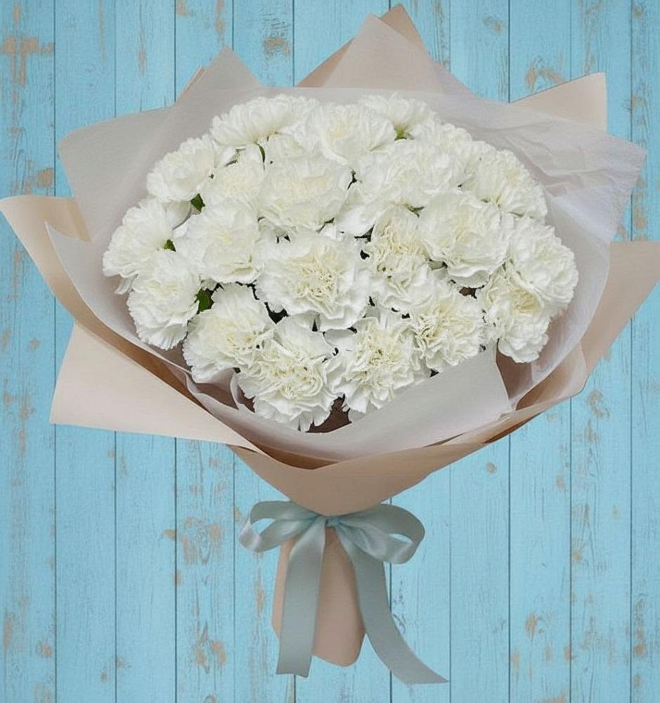 Букет цветов из: Гвоздики в Нижней Александровке