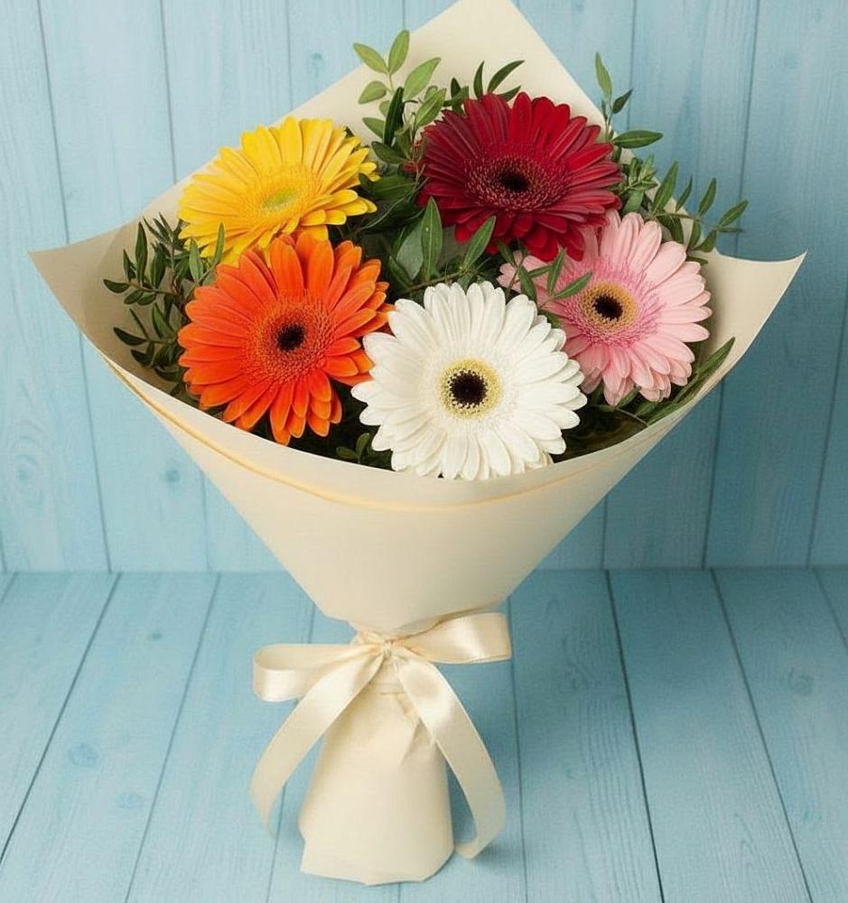Букет цветов из: Герберы в Нижней Александровке