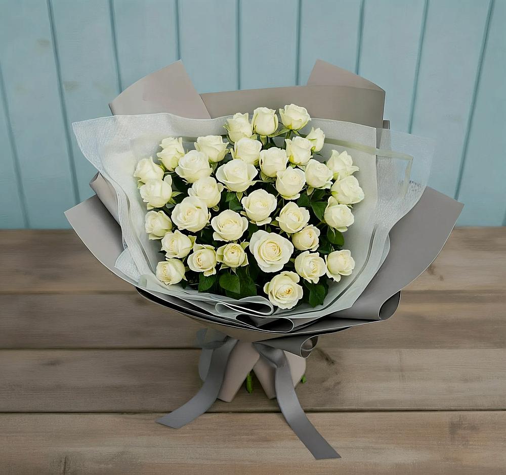 Букет Белоснежная нежность в Нижней Александровке