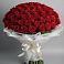 Букет 101 Красная роза Блэк Мэджик в Нижней Александровке