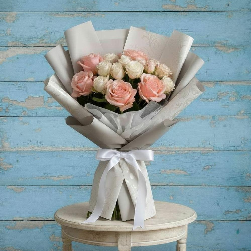 Букет цветов из: Розы в Нижней Александровке