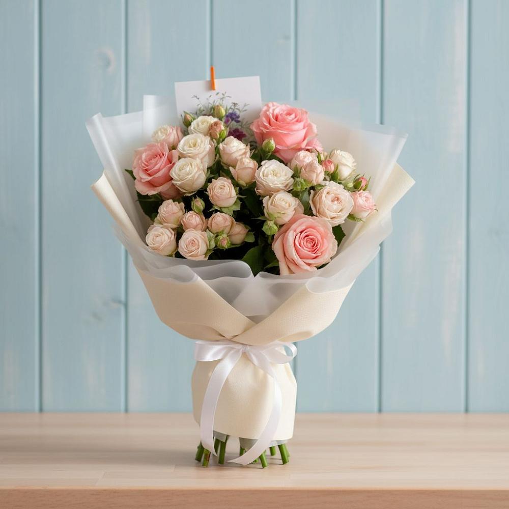 Букет цветов из: Розы в Нижней Александровке