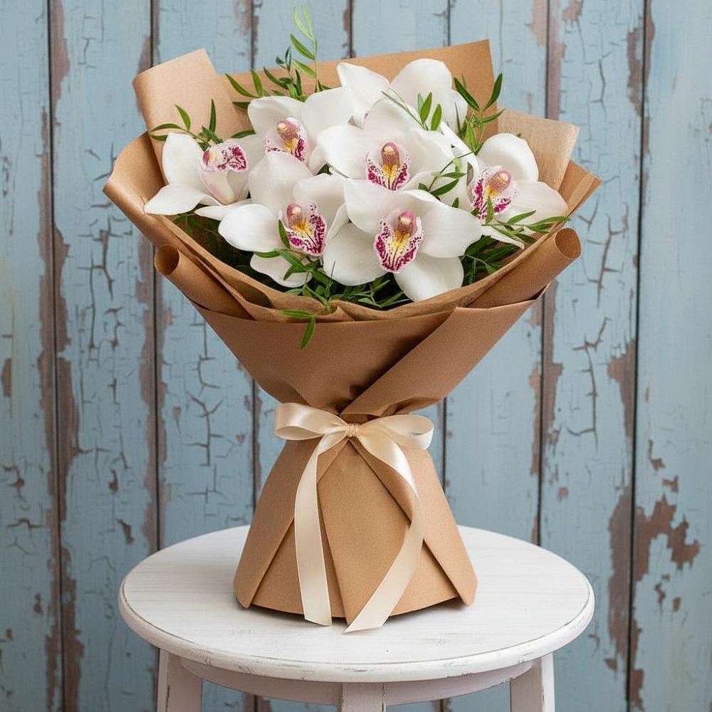 Букет цветов из: Орхидеи и Розы в Нижней Александровке