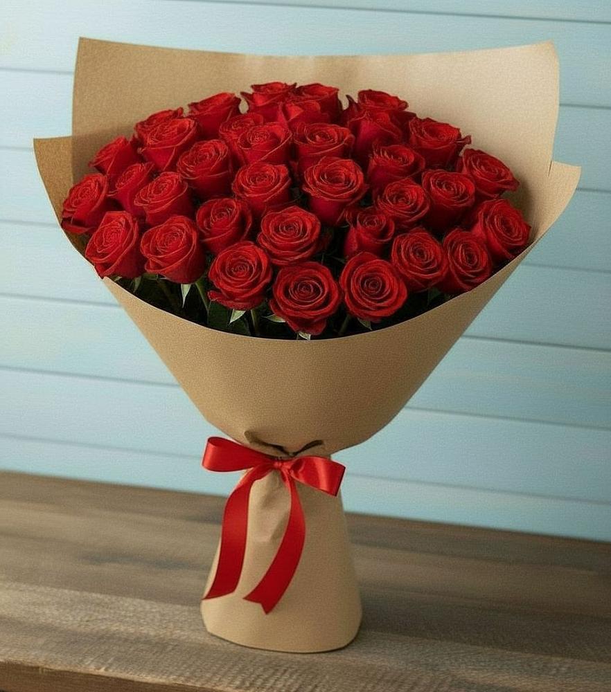 Букет Красные розы Милано в Нижней Александровке