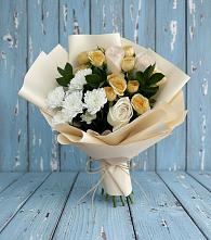 Букет цветов из:  Розы и Хризантемы в Нижней Александровке