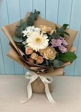 Букет цветов из:  Герберы и Хризантемы в Нижней Александровке