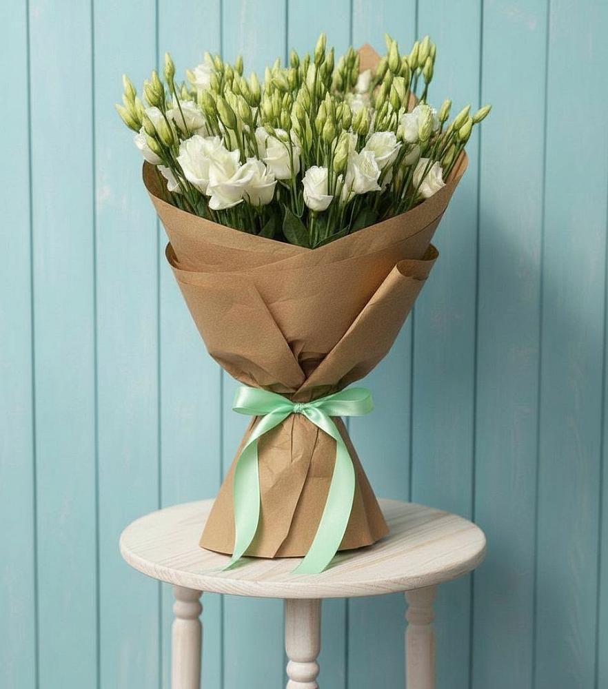 Букет цветов из: Лизиантусы в Нижней Александровке