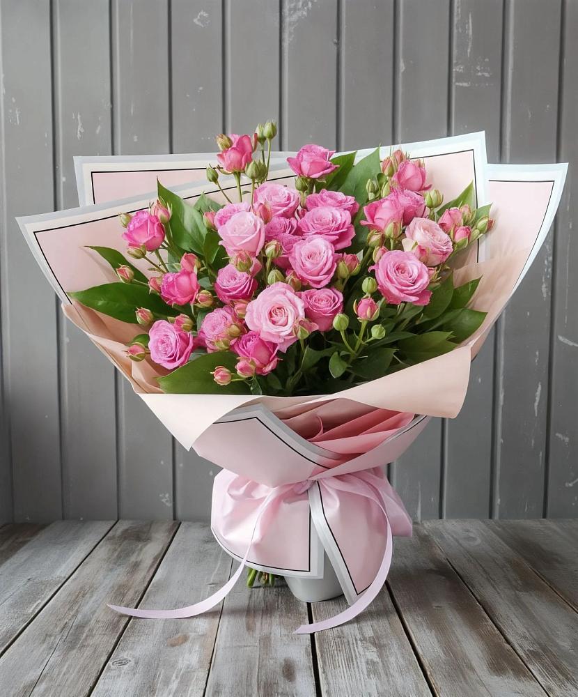 Букет Розовый кустик в Нижней Александровке