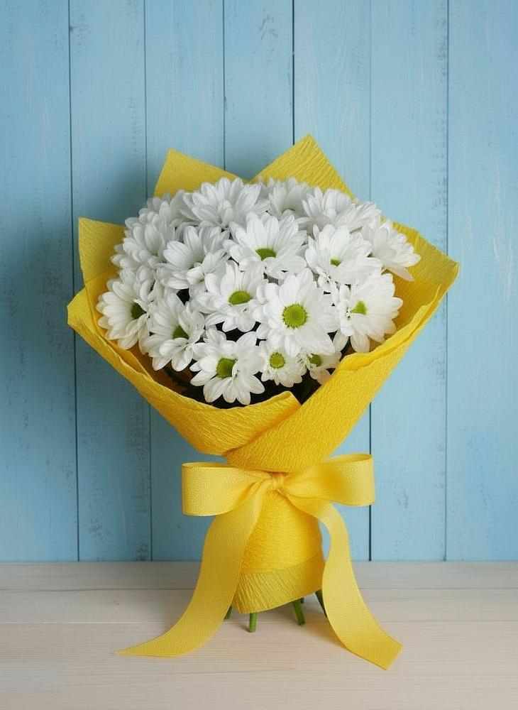Букет цветов из: Хризантемы в Нижней Александровке
