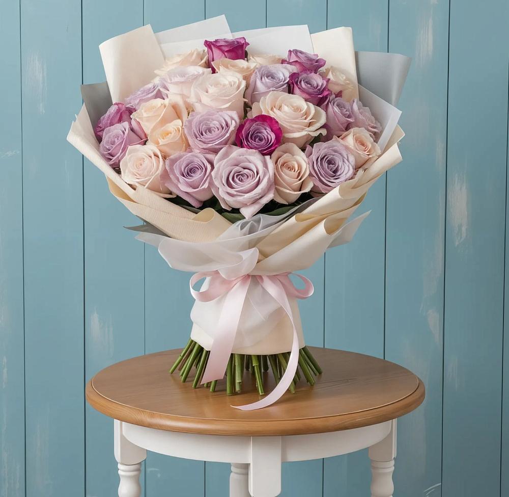 Букет цветов из: Розы в Нижней Александровке