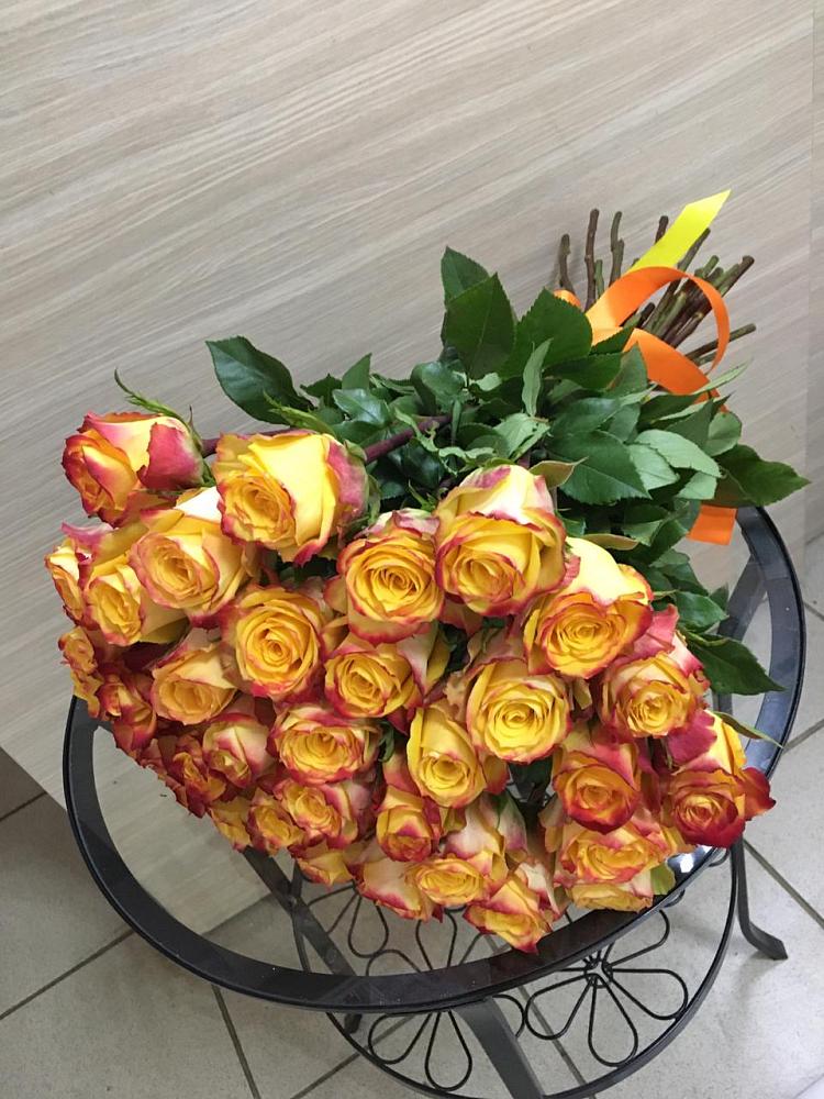 Букет Желтые розы в Нижней Александровке