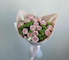 Букет цветов из:  Розы и Хризантемы #REPLACE_PRED# Нижней Александровке