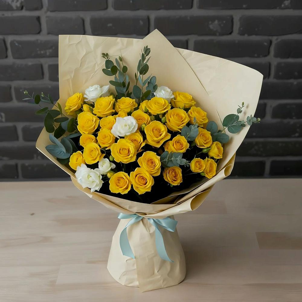 Букет цветов из: Розы в Нижней Александровке