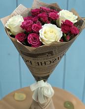 Букет цветов из:  Розы #REPLACE_PRED# Нижней Александровке