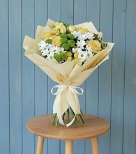 Букет цветов из:  Хризантемы и Розы в Нижней Александровке