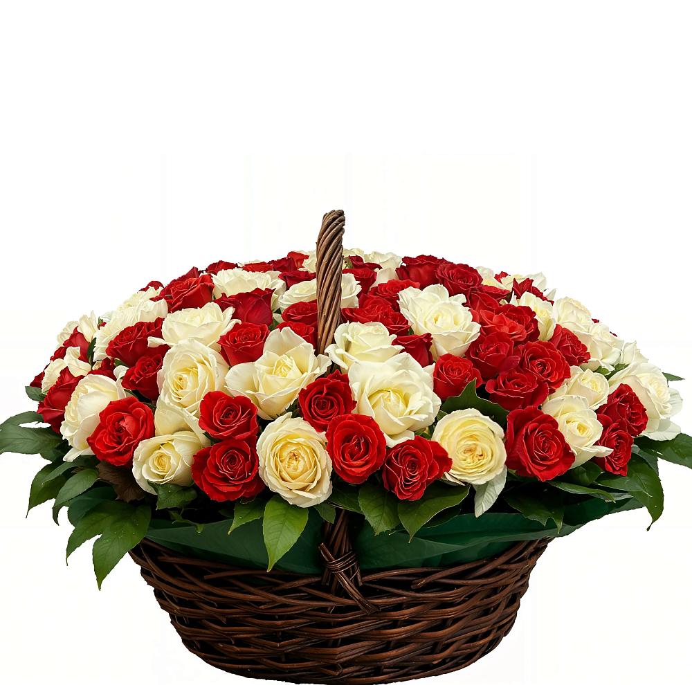 Премиум букет из: Розы в Нижней Александровке