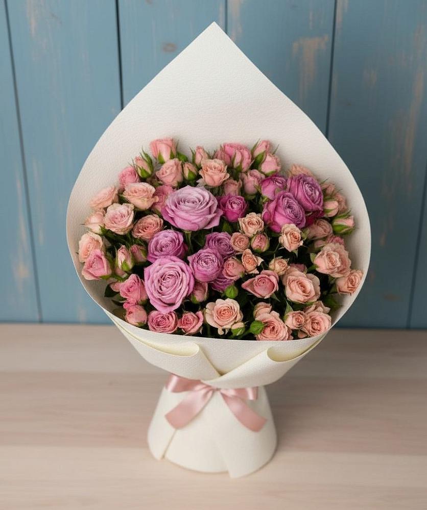 Букет цветов из: Розы в Нижней Александровке
