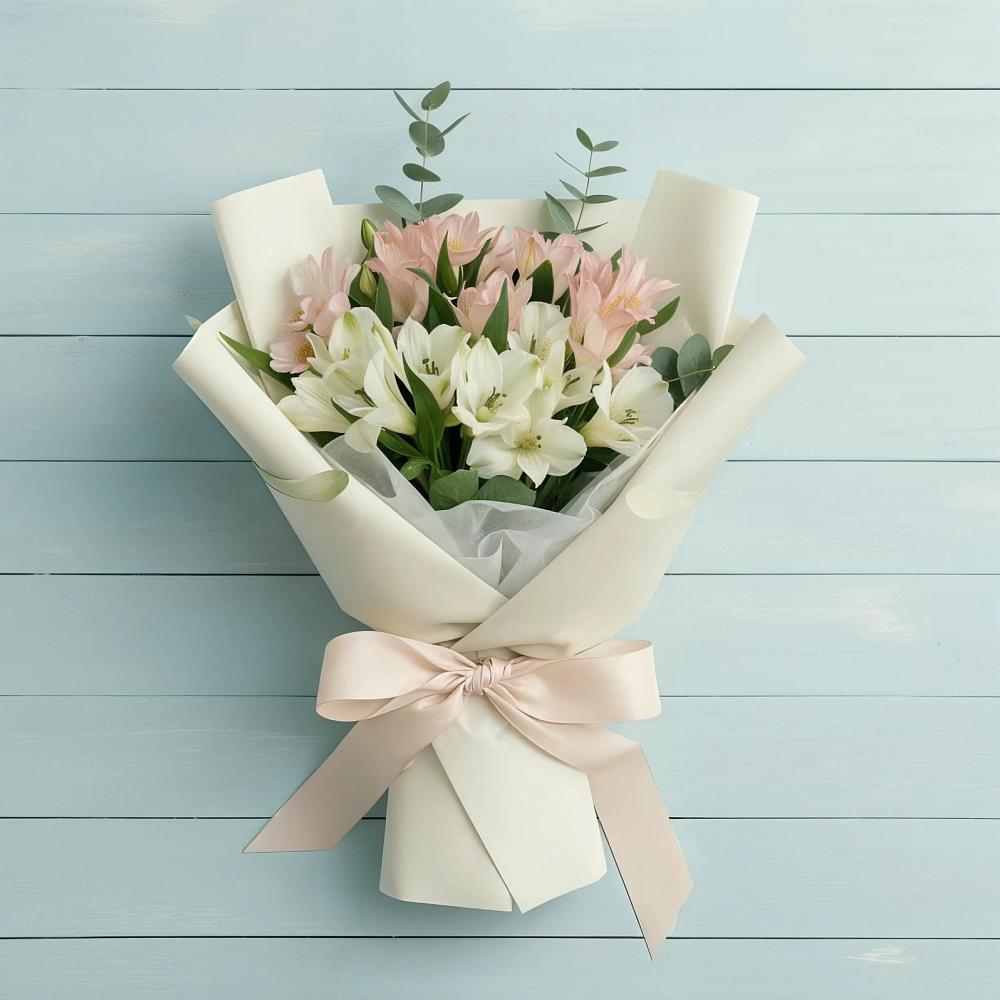 Букет цветов из: Альстромерии в Нижней Александровке