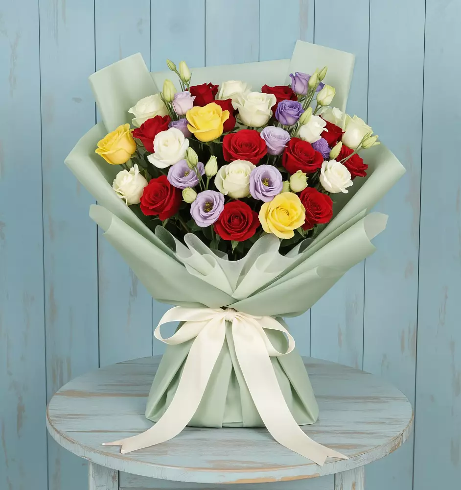 Букет цветов из: Розы в Нижней Александровке