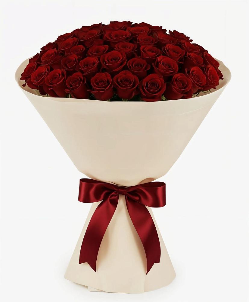 Букет 101 Бордовая роза Блэк Бакарра в Нижней Александровке