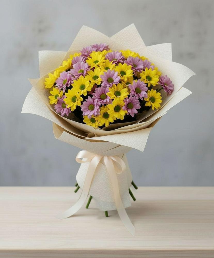 Букет цветов из: Хризантемы в Нижней Александровке